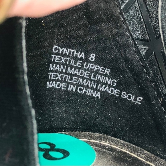 Rampage strap Black cork wedge sandals size 8‎ - Picture 11 of 13